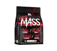 XL Nutrition Xtra Mass 5.2kg Mass Gainer - Serious Mass Protein Powder - 50g Protein, 1000 Calories, Creatine Monohydrate, BCAA, Glutamine - 20 Servings (Vanilla Flavour)