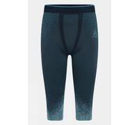 XL Odlo Mens Blackcomb Eco 3/4 Base Layer Bottom Mid Blue Size