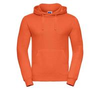 (XL, Orange) Russell Mens Plain Hoodie