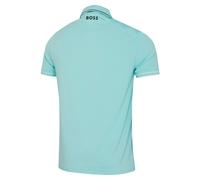 (XL, Pastel Blue) Hugo Boss Mens Paul Pro 4-Way Stretch Wicking Golf Polo Shirt