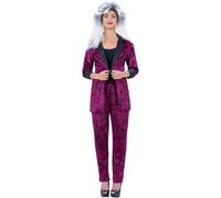 (XL, Pink/Black) Smiffys Unisex Adult 80s Zebra Print Costume Suit