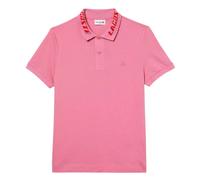 (XL, Pink) Lacoste Mens Movement Branded Collar Polo Shirt