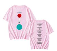 (XL, pink) The Overview Album 2025 T-shirt Steven Wilson Singer Print Tshirts Men Women Summer Cotton Tee Tops Graphic Streetwear