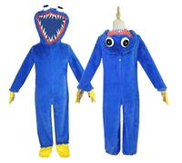 (XL) Poppy Playtime Huggy Wuggy Cosplay Costume Kids Halloween Carnival Suit