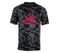 (XL) PSG 2021-2022 Pre-Match Training Shirt (Black)