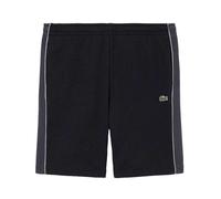 (XL R, Black) Lacoste Mens Fleece Side Stripe Shorts