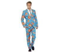 (XL R, Blue) Smiffys Mens Goldfish Costume Suit