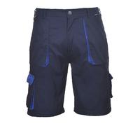 (XL R, Navy) Portwest Mens Texo Contrast Shorts