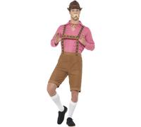 (XL, Red/Brown) Smiffys Mens Mr Bavarian Costume