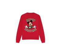 (XL, Red) Disney Unisex Adult Mickey Mouse Christmas Sweater Sweatshirt