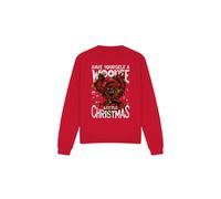 (XL, Red) Star Wars Unisex Adult A Wookie Little Christmas Sweatshirt