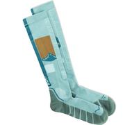 (XL, Sea Green) Buff HW Merino Wool Over the Calf Walking Socks