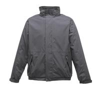 (XL, Seal Grey/Black) Regatta Dover Waterproof Windproof Jacket (Thermo-Guard Insulation)
