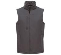(XL, Seal Grey/Seal Grey) Regatta Mens Flux Softshell Bodywarmer / Sleeveless Jacket (Water Repellent & Wind Resistant)