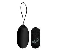 XL Silicone Vibrating Egg - Black