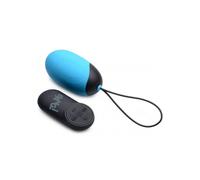 XL Silicone Vibrating Egg - Blue