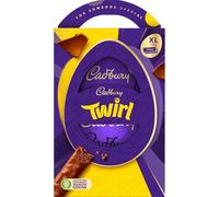 XL size Easter Chocolate Eggs Variety For Easter Best gift (Cadbury Twirl Chocolate Easter Egg 218g)