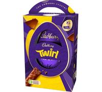 XL size Easter Chocolate Eggs Variety For Easter Best gift (Cadbury Twirl Chocolate Easter Egg 218g)