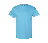 (XL, Sky) Gildan Mens Heavy Cotton Short Sleeve T-Shirt (Pack Of 5)