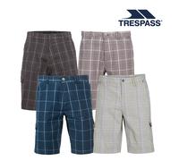 Trespass Mens Cargo Shorts Walking Outdoor Pockets Longer Length Stretch Earwig