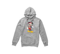 (XL, Sport Heather) Disney Mens Mickey Mouse Christmas Lights Hoodie