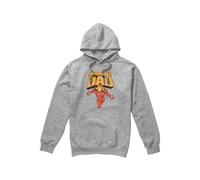 (XL, Sport Heather) Iron Man Mens Invincible Dad Flying Fathers Day Hoodie