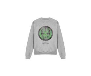 (XL, Sport Heather) Marvel Unisex Adult Secret Invasion Badge Sweatshirt