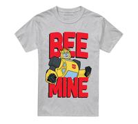 (XL, Sport Heather) Transformers Mens Bee Mine Bumblebee T-Shirt