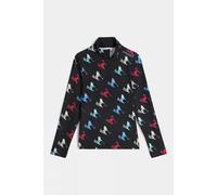 XL Spyder Womens Vivid Zip Neck Top Black Size