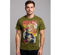 XL Superdry Mens Osaka 6 Osaka 6 Narrative T-Shirt Vibrant Print Graphic Relaxed
