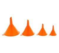 XL Tech 300604 Set of 4 Funnels Diameter: 50/75/100/120 mm, Oil- and Hydrocarbon-Resistant