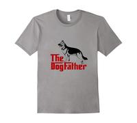 (XL) The Dogfather German Shepard I Love My Pet Funny Tee Shirt-Father's Day