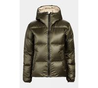 XL The Mountain Studio Womens D-5 Pertex Reversible Tecno Down Jacket Mid Khaki Size