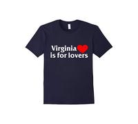 (XL) Virginia Is For The Lovers T-shirts Loving State For Couple-Father's Day