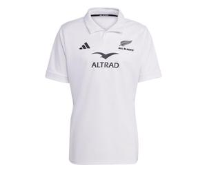 (XL, White) Adidas Mens 2025 New Zealand All Blacks Polo Shirt