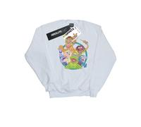 (XL, White) Disney Womens/Ladies The Muppets Group Circle Sweatshirt
