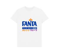 (XL, White) Fanta Chinese White T-Shirt