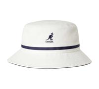 (XL, White) Kangol Unisex Adult Striped Cotton Bucket Hat