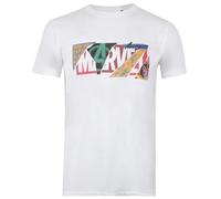 (XL, White) Marvel Mens Scrapbook Logo T-Shirt