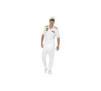 Smiffys Captain Costume, White (Size XL)