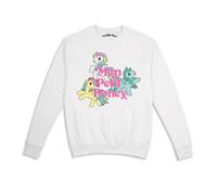 (XL, White) My Little Pony Womens/Ladies Mon Petit Poney Sweatshirt