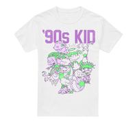 (XL, White) Nickelodeon Mens 90s Kid T-Shirt