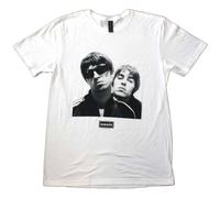 Rock Off officially licensed products Oasis Noel and Liam Square Photo T Shirt XL White