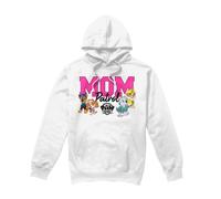 (XL, White) Paw Patrol Mens Mom Patrol Mothers Day Hoodie
