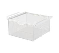 XL White Sliding Shelf Sto Basket 37x22x16cm Metal Wire Der nizer for Cabi SpaceSaving PullOut Sto Solut