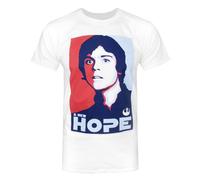 (XL, White) Star Wars: A New Hope Mens Luke Skywalker T-Shirt