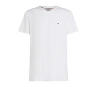 (XL, White) Tommy Hilfiger Mens Embroidered Logo Crew Neck T-Shirt