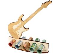 XL Wooden Guitar Money Gift Idea Gift Voucher Packaging Funny Gift Money Gift for Women and Men Gift for Musicians Band Foundation (Guitar)
