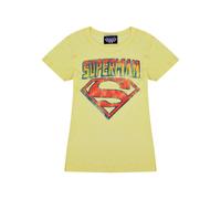 (XL, Yellow) Superman Womens/Ladies T-Shirt