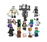 (XL04(13pcs)) Minecraft My World Series Minifigure Fit Lego Building & Construction Toys